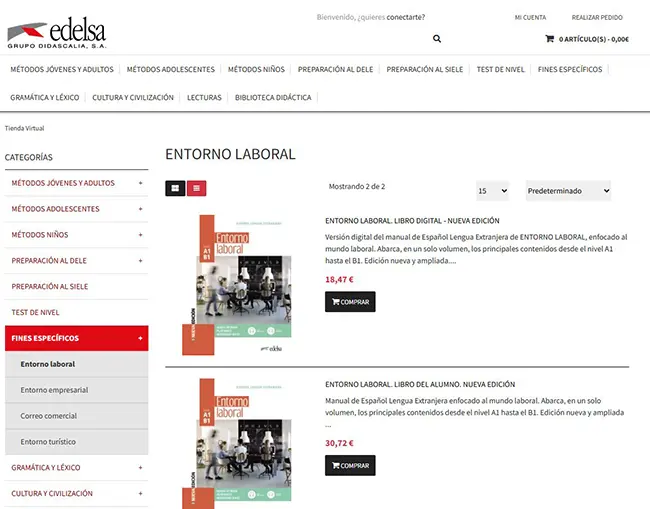 Material didático Edelsa