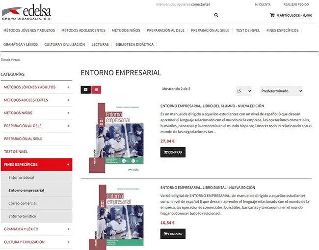 Material didático Edelsa