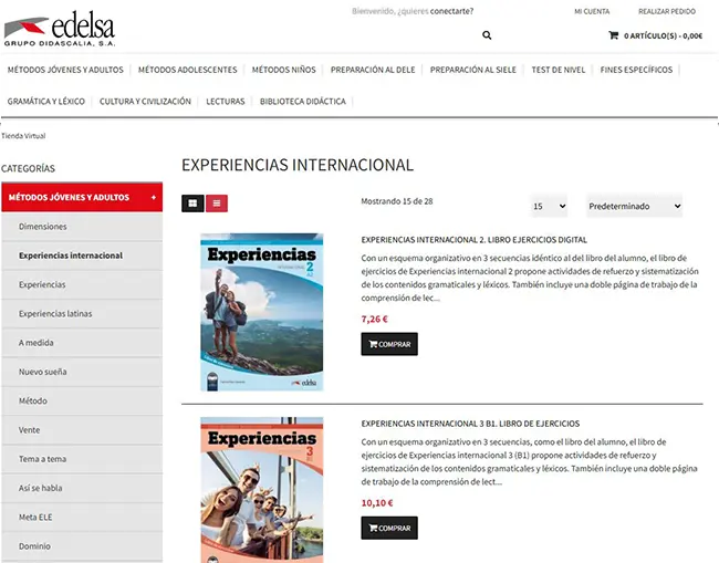 Material didático Edelsa